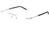 Montura de gafas Montblanc Hombre MB0444O002-SILVER-SILVER-TRANSPARENT54